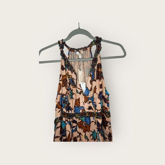 Anthropologie Love The Label Boho Printed Maxi Dress Size Medium NWT - Picture 9 of 12